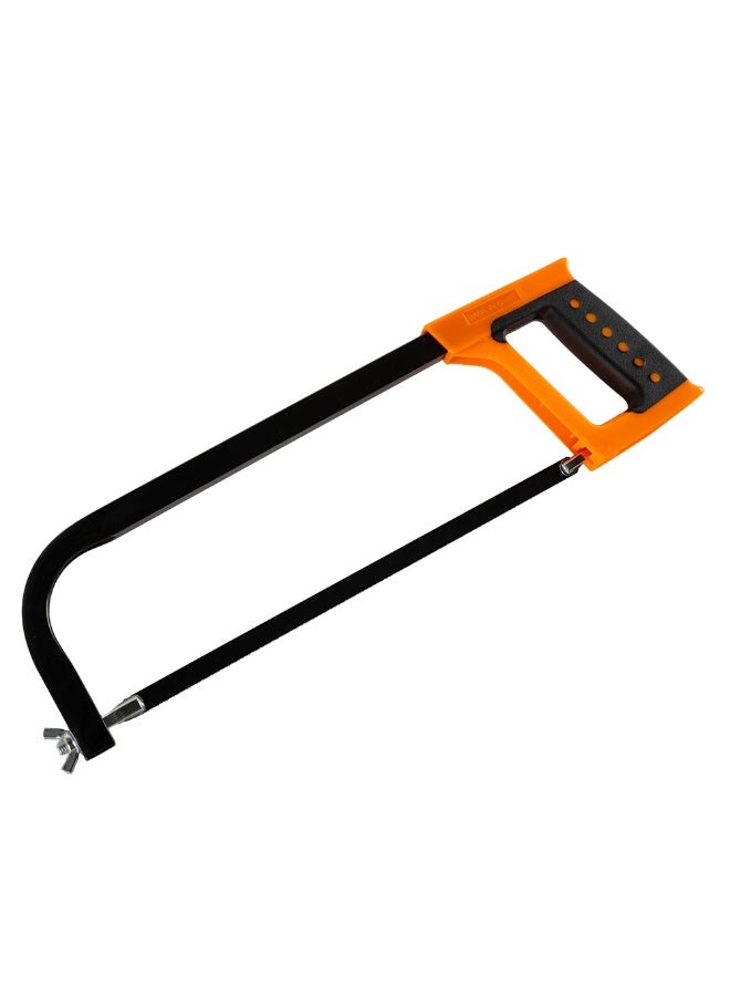 كسيبي إطار منشار/بلاستيك مزدوج اللون، 290 مم، أداة فولاذية عالية الجودة، أداة قطع معدنية، قبضة مريحة، خفيفة الوزن، مثالية لقطع المعادن، مثل الفولاذ والنحاس والألمنيوم/أداة السباكة وأعمال النجارة. - Image 1